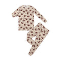 Bamboo Long Sleeve Pajamas in Football